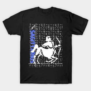 Sagittarius zodiac design T-Shirt